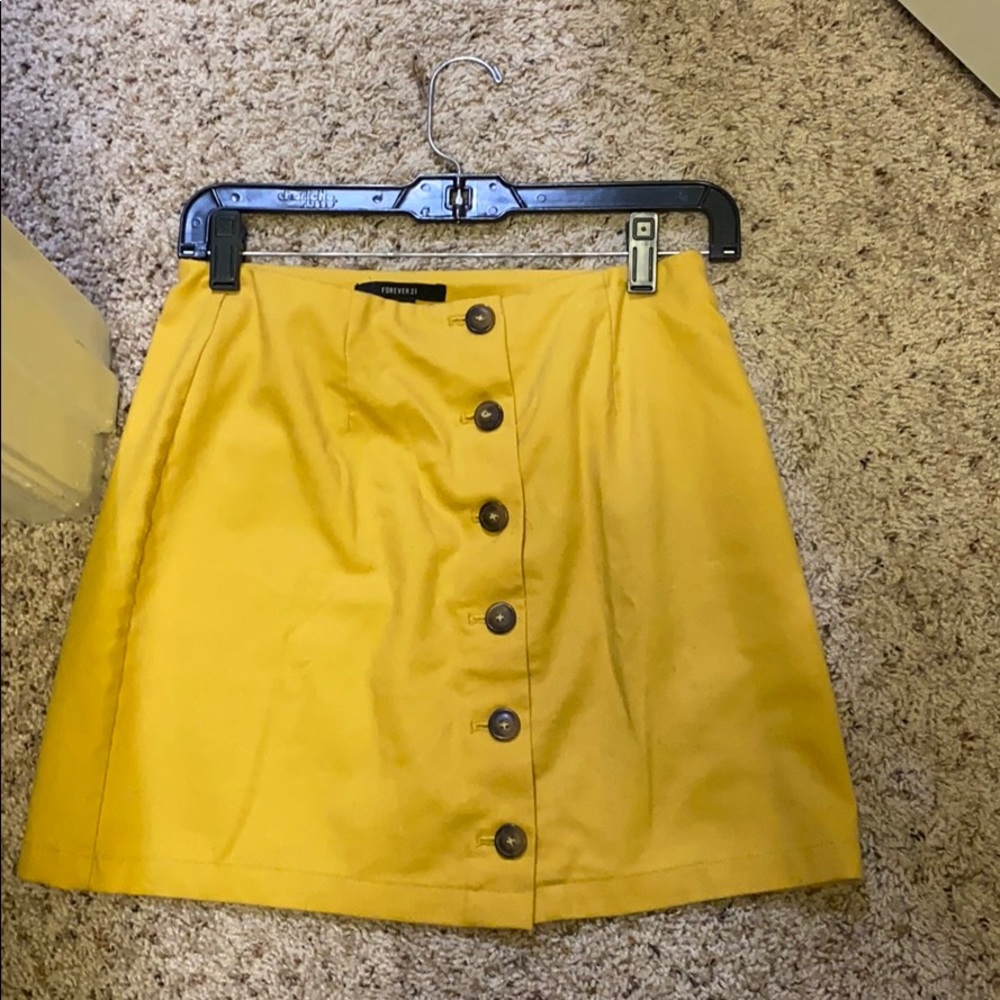 Mustard Yellow Skirt